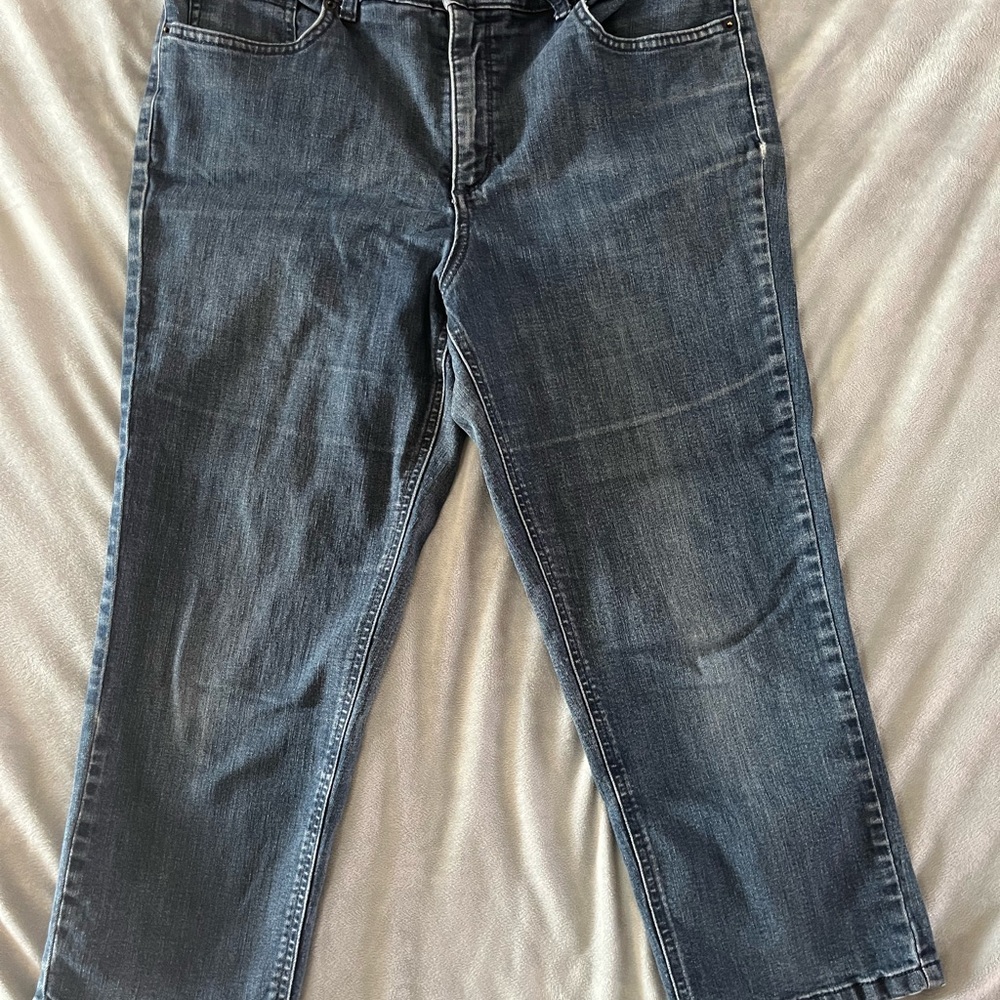 Jones New York Relaxed Blue Denim Jeans Timeless Comfort